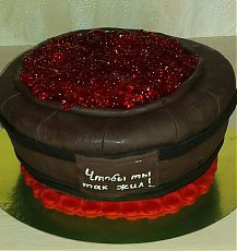 Торт из мастики  мужской 6